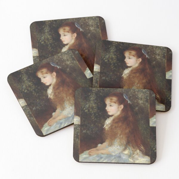 Item preview, Portrait of Irène Cahen D’anvers by Pierre-Auguste Renoir: Impressionist Fine Art Print designed and sold by artofuniverse.