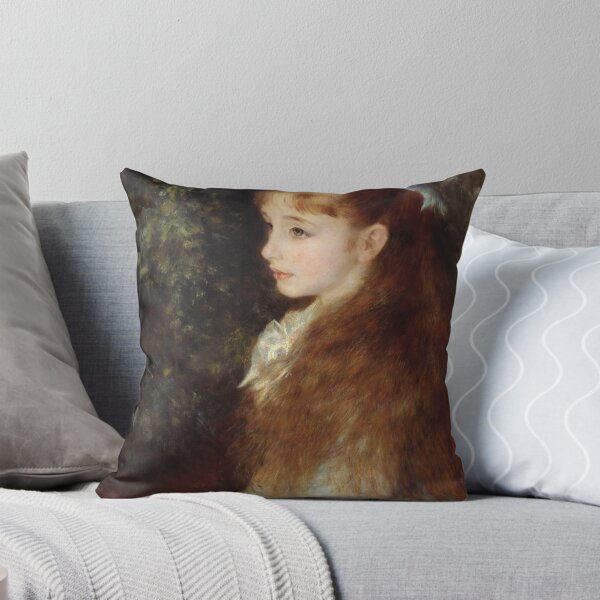 Item preview, Portrait of Irène Cahen D’anvers by Pierre-Auguste Renoir: Impressionist Fine Art Print designed and sold by artofuniverse.