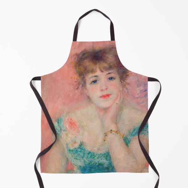 Item preview, Portrait of the Actress Jeanne Samary by Pierre-Auguste Renoir: Impressionist Poster designed and sold by artofuniverse.