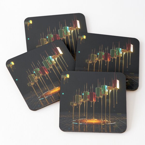 Item preview, The Broken System - Molten Gold Chart designed and sold by THEARTCURATİON .
