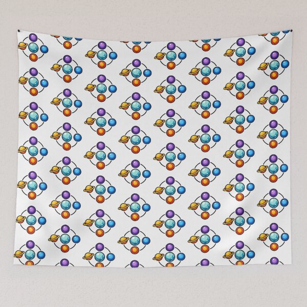 Item preview, Futuristic Planet Orbit – Abstract Space System | Sci-Fi Minimal Design designed and sold by Be-You-Vibes.