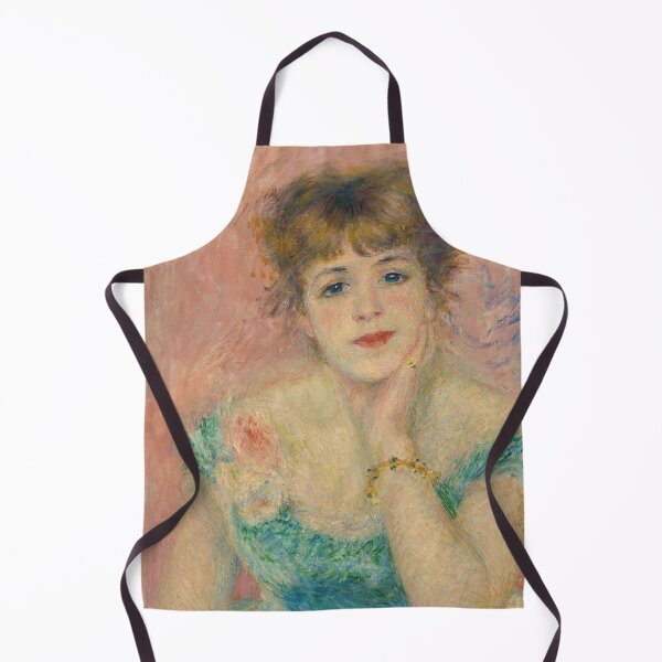 Item preview, Portrait of the Actress Jeanne Samary by Pierre-Auguste Renoir: Impressionist Poster designed and sold by artofuniverse.