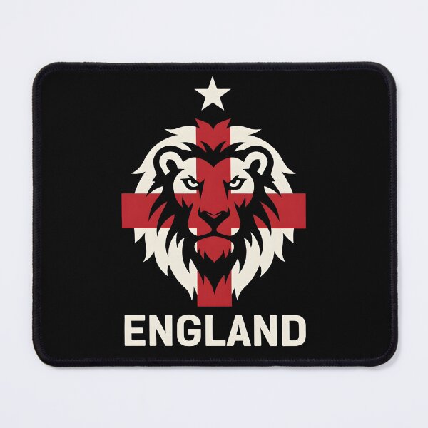 Item preview, England Patriotic Lion Crest | St George Cross Football designed and sold by dudelinart.