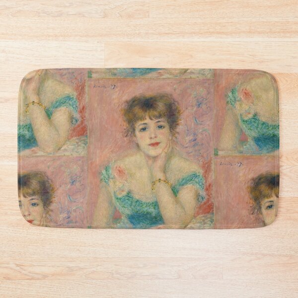 Item preview, Portrait of the Actress Jeanne Samary by Pierre-Auguste Renoir: Impressionist Poster designed and sold by artofuniverse.