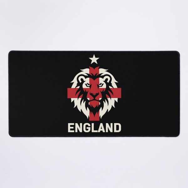 Item preview, England Patriotic Lion Crest | St George Cross Football designed and sold by dudelinart.
