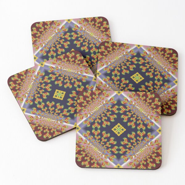 Item preview, Midnight Wine Rasta Mandala - Contrasting Element Swirl designed and sold by OIL Pattern Design .