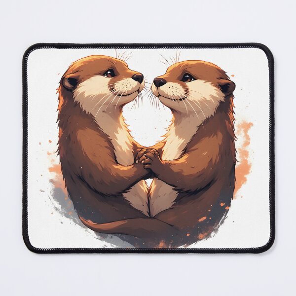 Item preview, Significant Otters - Otters Holding Hands designed and sold by owi-art.