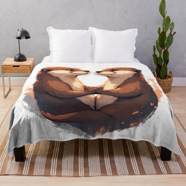 Item preview, Significant Otters - Otters Holding Hands designed and sold by owi-art.