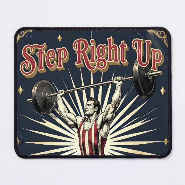 Item preview, Vintage Circus Strongman Poster | Step Right Up Retro Carnival Art | Bold Wall Print | Circus Aesthetic Decor | Classic Circus Art designed and sold by MooLaLa.Store.