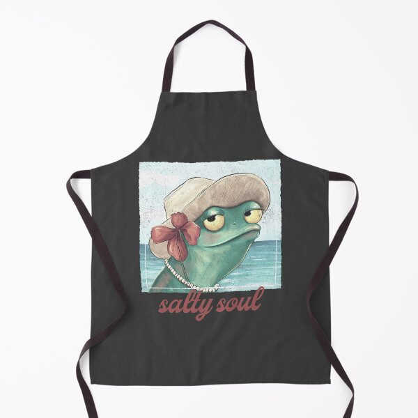 Item preview, vintage salty soul frog beach t-shirt retro summer graphic tee designed and sold by art-injoy.