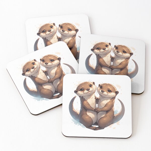 Item preview, Significant Otters - Otters Holding Hands designed and sold by owi-art.