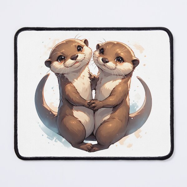 Item preview, Significant Otters - Otters Holding Hands designed and sold by owi-art.