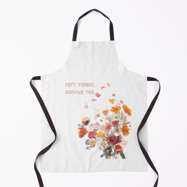 Item preview, Soft Things Survive Too – Aesthetic Floral Self Love Quote Art designed and sold by disha-prints.