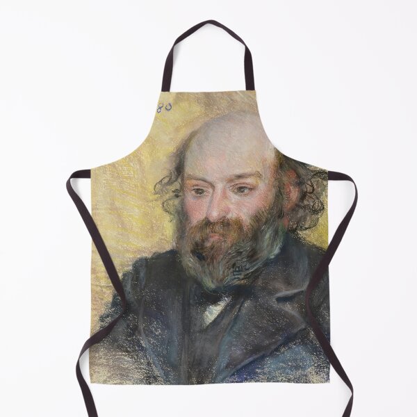 Item preview, Portrait De Cezanne by Pierre-Auguste Renoir: Impressionist Fine Art Print designed and sold by artofuniverse.