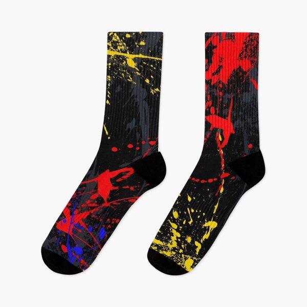 Item preview, Primary Color Paint Splatter Abstract – Bold Red Yellow Blue Graffiti Art designed and sold by Dyan4.