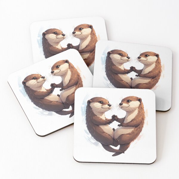 Item preview, Significant Otters - Otters Holding Hands designed and sold by owi-art.