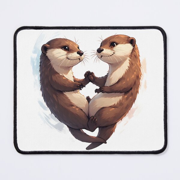 Item preview, Significant Otters - Otters Holding Hands designed and sold by owi-art.