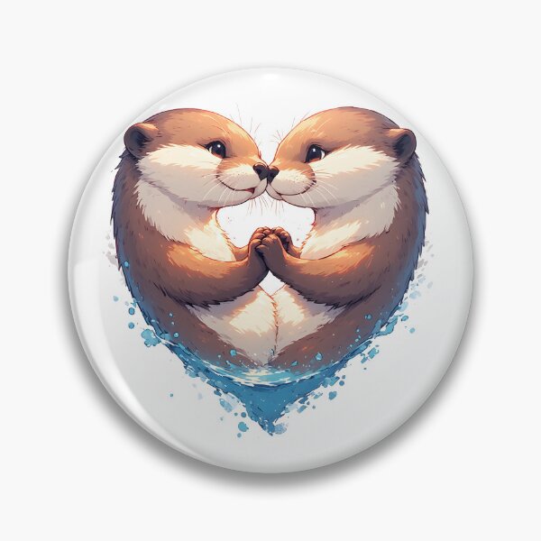 Item preview, Significant Otters - Otters Holding Hands designed and sold by owi-art.