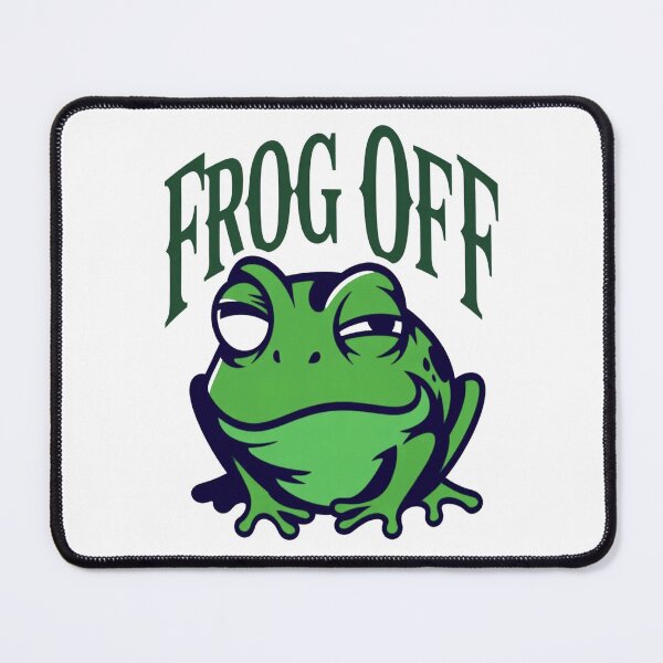 Item preview, Frog Off Mini – Chill Frog Meme Statement Shirt Fuck Off designed and sold by Lineforge by BehrfectMoments.