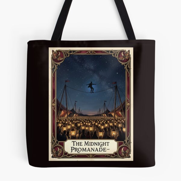 Item preview, Midnight Circus Tightrope Walker Print | Dark Sideshow Poster Art | Moody Vintage Wall Art | Gothic Circus Decor | Dark Academia Art Print designed and sold by MooLaLa.Store.