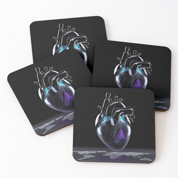 Item preview, Digital Nomad Heart - Fiber Optic World designed and sold by THEARTCURATİON .