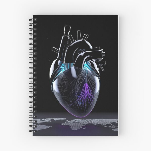 Item preview, Digital Nomad Heart - Fiber Optic World designed and sold by THEARTCURATİON .
