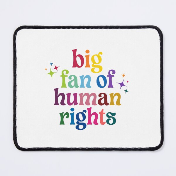 Item preview, Big Fan Of Human Rights Standing Strong For Justice Equality And Resistance designed and sold by SkeletonsDanger.