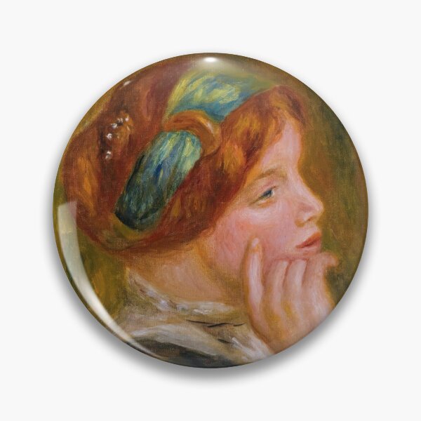 Item preview, Portrait De Femme Au Bandeau Vert by Pierre-Auguste Renoir: Impressionist Portrait Poster designed and sold by artofuniverse.