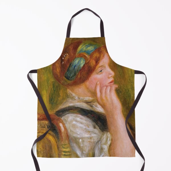 Item preview, Portrait De Femme Au Bandeau Vert by Pierre-Auguste Renoir: Impressionist Portrait Poster designed and sold by artofuniverse.
