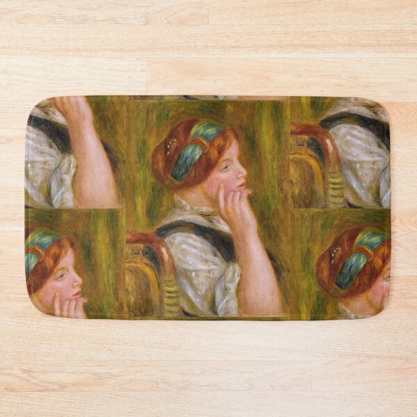Item preview, Portrait De Femme Au Bandeau Vert by Pierre-Auguste Renoir: Impressionist Portrait Poster designed and sold by artofuniverse.