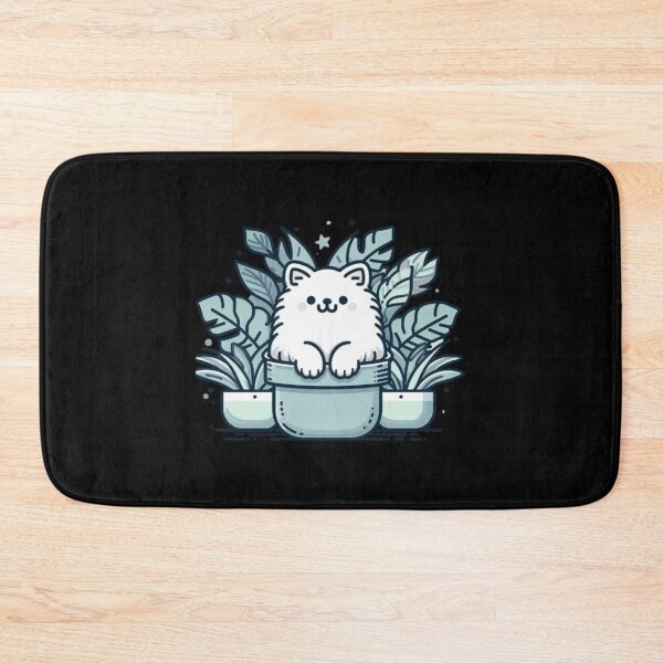 Item preview, "Whimsical Cat in Plant Pot"   designed and sold by Dogandesighn.