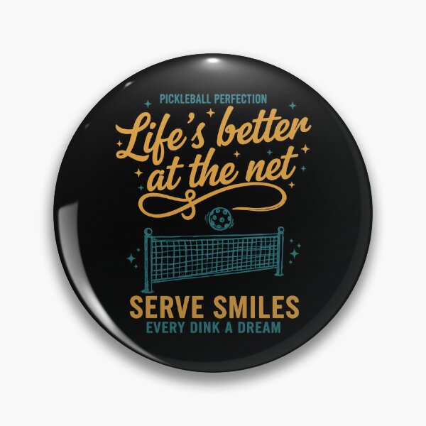 Item preview, Pickleball Funny Player Lifes Better At The Net designed and sold by LuminOrb.