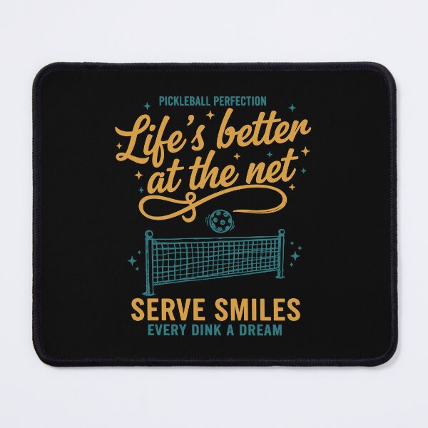 Item preview, Pickleball Funny Player Lifes Better At The Net designed and sold by LuminOrb.