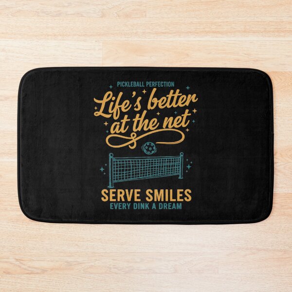Item preview, Pickleball Funny Player Lifes Better At The Net designed and sold by LuminOrb.