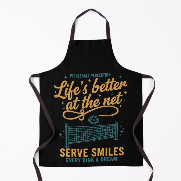 Item preview, Pickleball Funny Player Lifes Better At The Net designed and sold by LuminOrb.