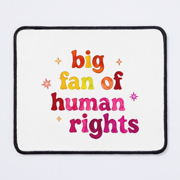 Item preview, Big Fan Of Human Rights Supporting Equal Rights And Social Change designed and sold by SkeletonsDanger.
