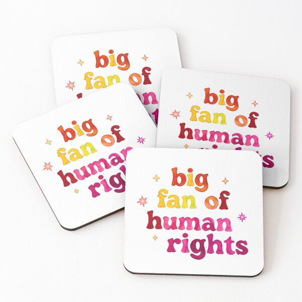 Item preview, Big Fan Of Human Rights Supporting Equal Rights And Social Change designed and sold by SkeletonsDanger.