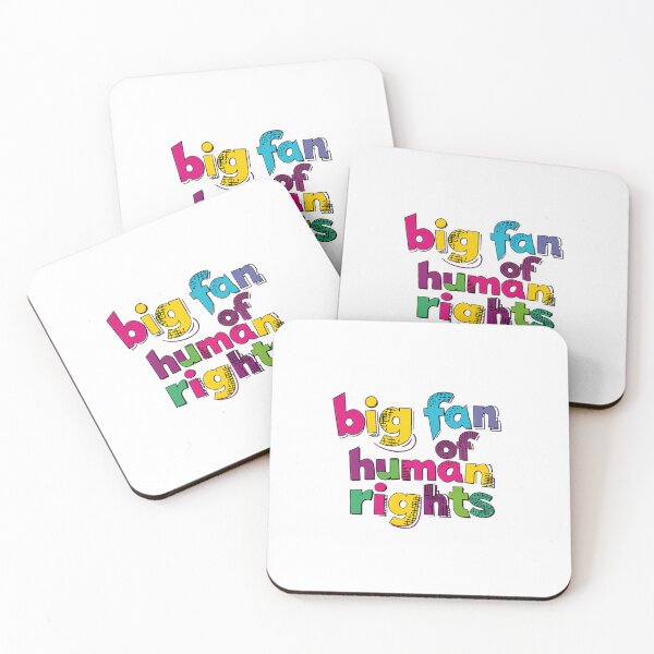 Item preview, Big Fan Of Human Rights Promoting Fairness Inclusion And Human Dignity designed and sold by SkeletonsDanger.
