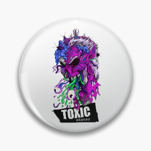 Item preview, Toxic skates skull vintage  designed and sold by Paintbase.
