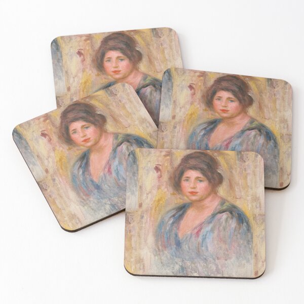 Item preview, Portrait De Femme Gabrielle Renard by Pierre-Auguste Renoir: Impressionist Portrait Print designed and sold by artofuniverse.
