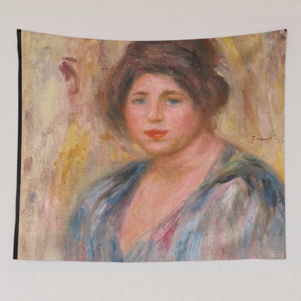 Item preview, Portrait De Femme Gabrielle Renard by Pierre-Auguste Renoir: Impressionist Portrait Print designed and sold by artofuniverse.