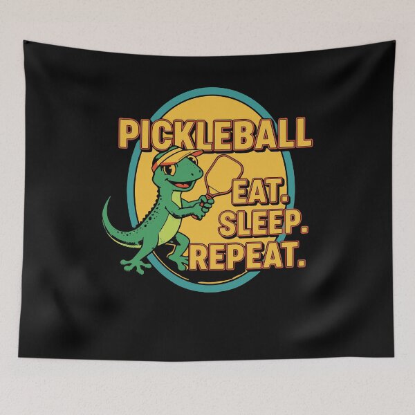 Item preview, Pickleball Eat Sleep Repeat Funny Player designed and sold by LuminOrb.