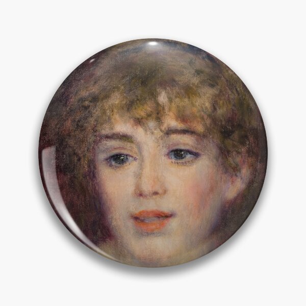 Item preview, Portrait De Jeanne Samary by Pierre-Auguste Renoir: Impressionist Fine Art Print designed and sold by artofuniverse.