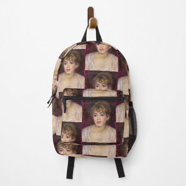 Item preview, Portrait De Jeanne Samary by Pierre-Auguste Renoir: Impressionist Fine Art Print designed and sold by artofuniverse.