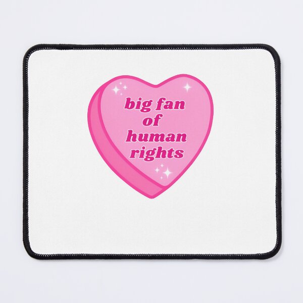 Item preview, Big Fan Of Human Rights Inspiring Resistance And Social Awareness designed and sold by SkeletonsDanger.