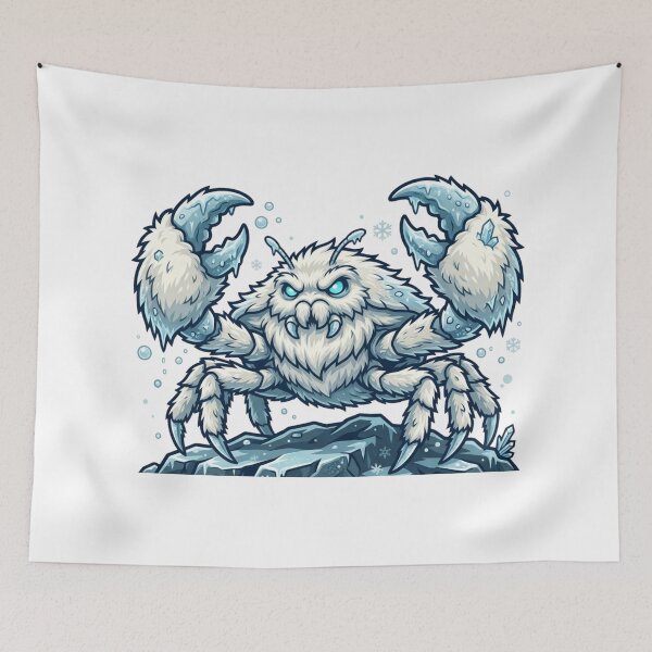 Item preview, Yeti Crab | Sea Angels | Furry Creature Of The Sea designed and sold by Charming-Sip.