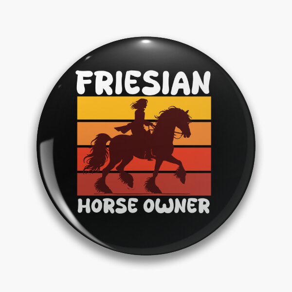Item preview, Retro Friesian Horse Owner - Vintage Sunset Equestrian  designed and sold by Abibless1998.