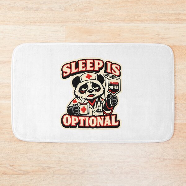 Item preview, Sleep Is Optional Nurse Shirt Funny Coffee IV Panda Nurse Life National Coffee Day Gift Nurse Week designed and sold by ClinicalHubs.