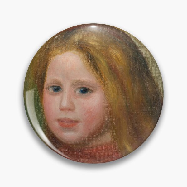 Item preview, Portrait De Jeune Fille by Pierre-Auguste Renoir: Warm Impressionist Portrait designed and sold by artofuniverse.