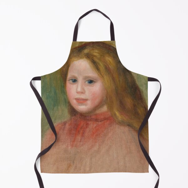 Item preview, Portrait De Jeune Fille by Pierre-Auguste Renoir: Warm Impressionist Portrait designed and sold by artofuniverse.